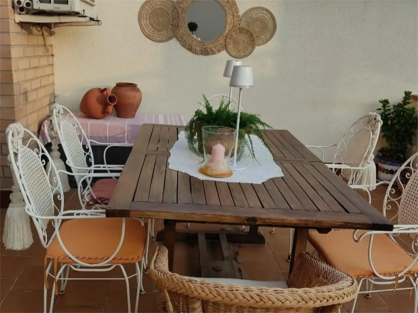 Casa adosada en venta en Calle Río Isuela, 41, Plaza de Toros - Barón de Warsage Terraza de Casa adosada en venta en Calatayud con Aire acondicionado, Terraza y Piscina