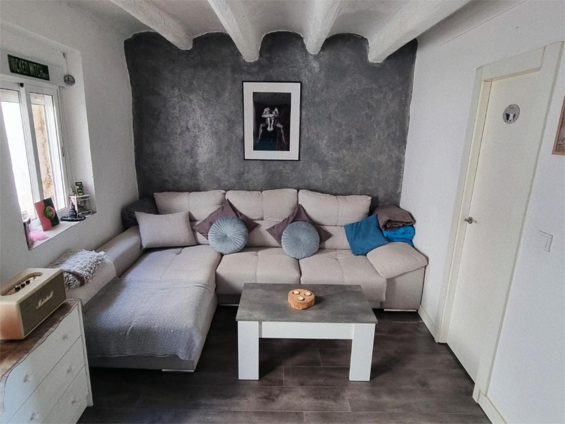 Sala d'estar de Casa adosada en venda en Anglesola amb Terrassa i Balcó