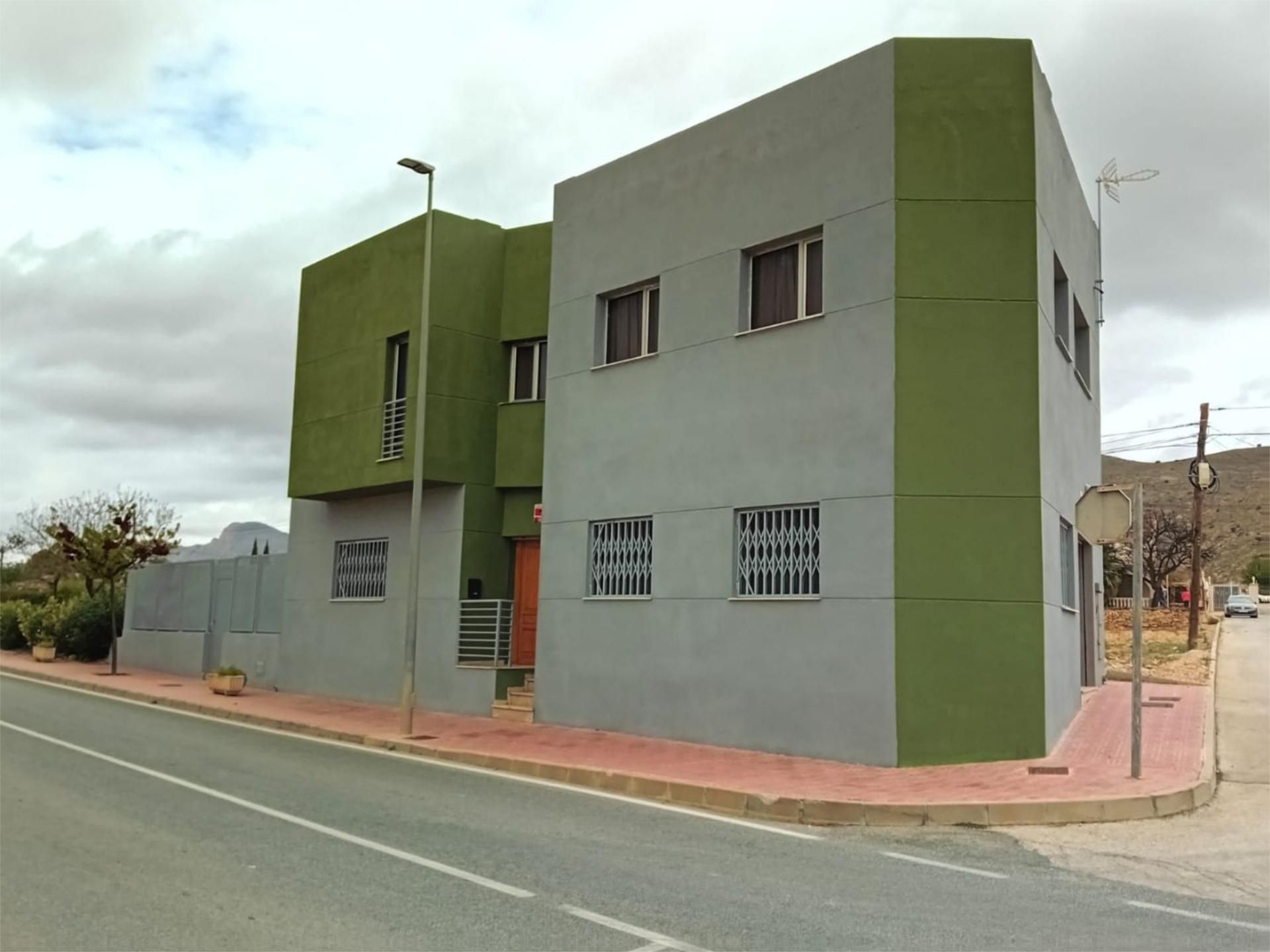 Vista exterior de Casa o xalet en venda en Hondón de los Frailes amb Aire condicionat, Moblat i Balcó