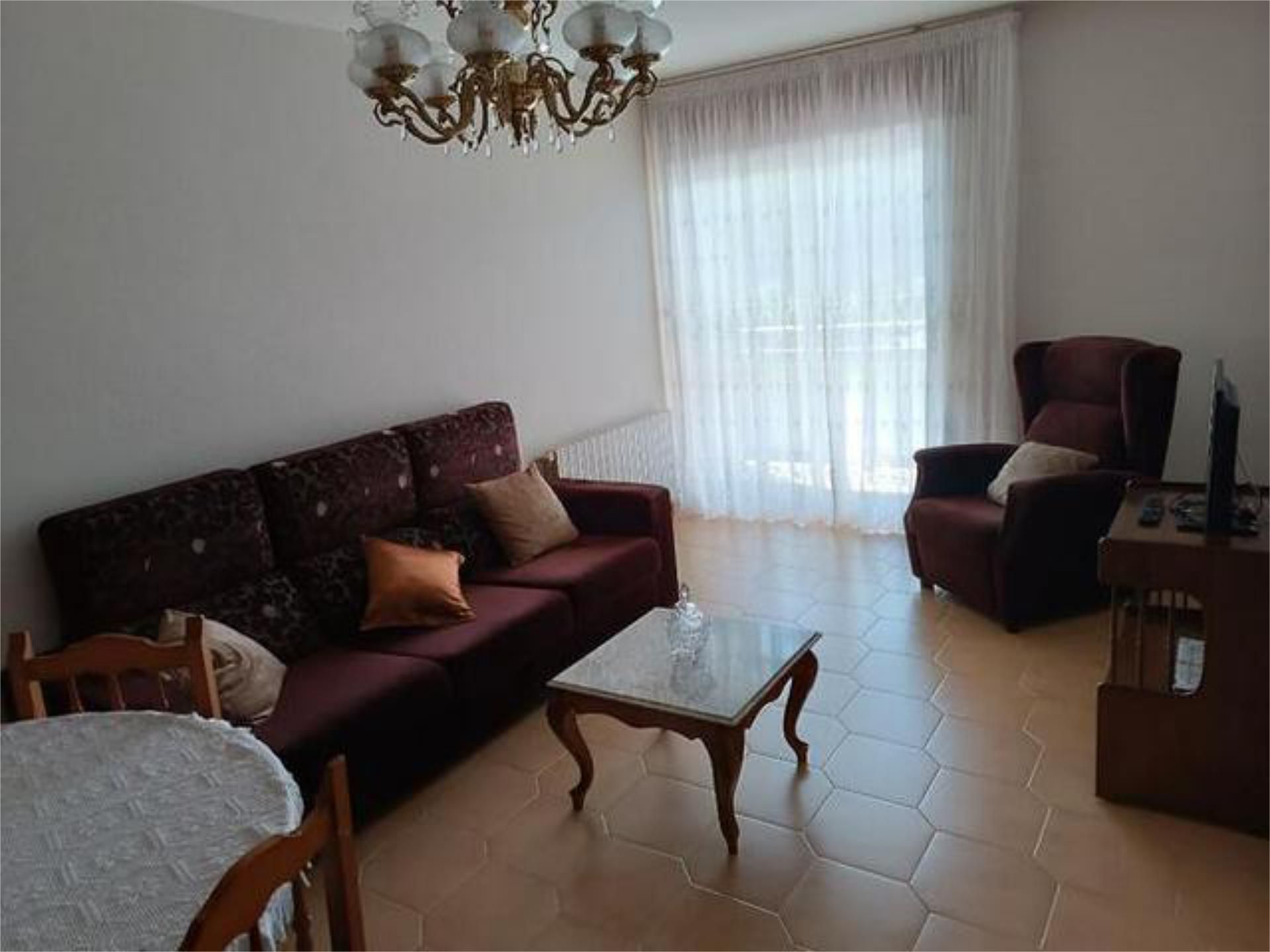 Living room of Flat to rent in Sarria  with Heating, Terrace and Furnished