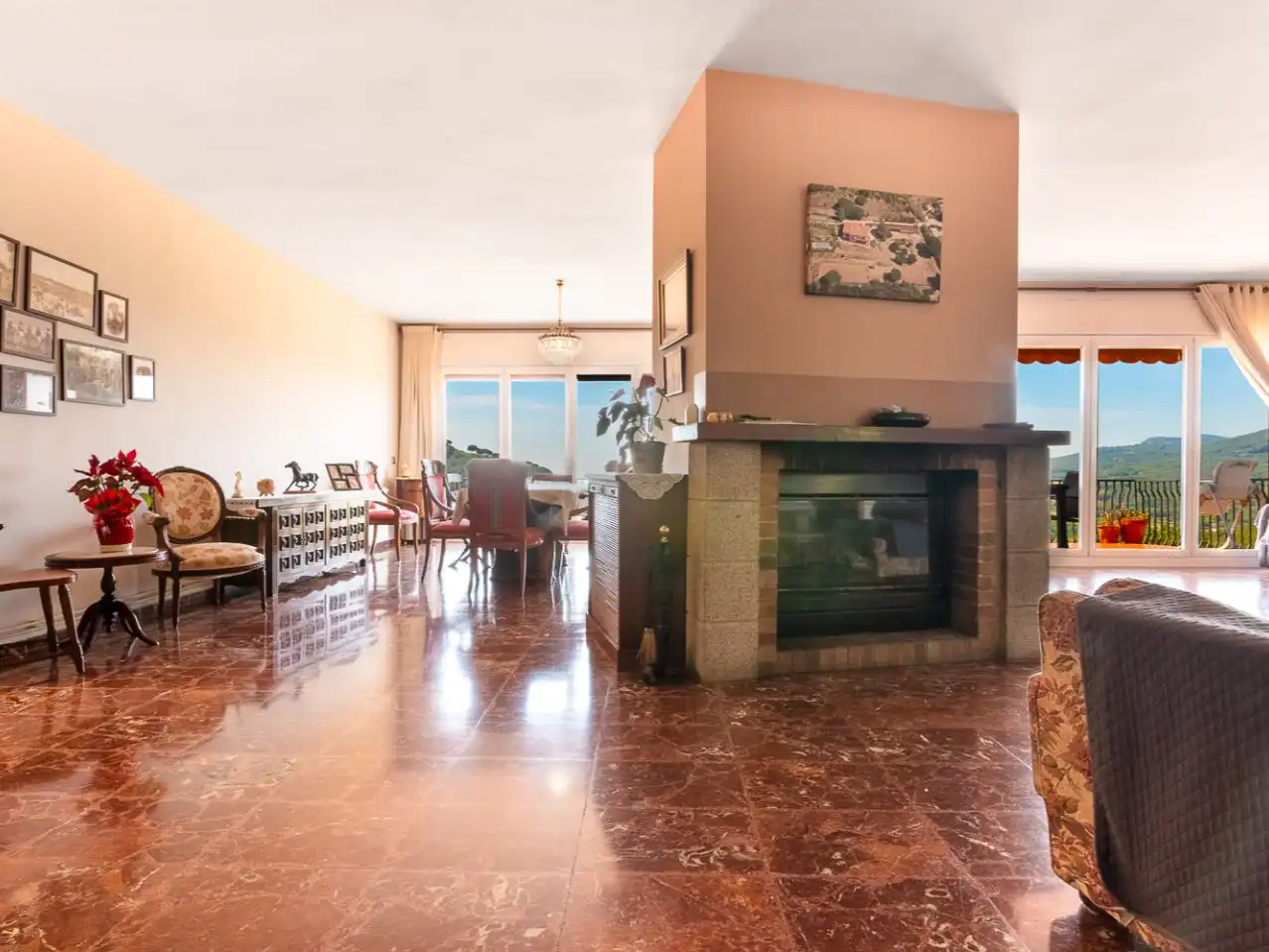 Wohnung zum Verkauf in Sant Jaume de Treià, 9, Argentona Est Wohnzimmer von Wohnung zum Verkauf in Argentona mit Klimaanlage, Terrasse und Schwimmbad