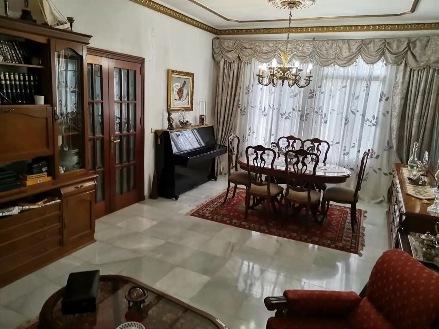 Piso en venta en Avenida Sombrero de Tres Picos, 26, Arcos de la Frontera Comedor de Piso en venta en Arcos de la Frontera con Aire acondicionado, Calefacción y Jardín privado