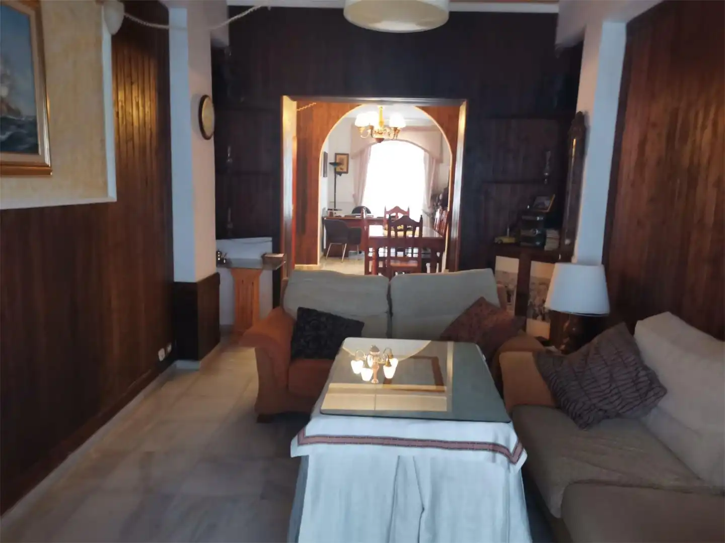 Piso en venta en Avenida Sombrero de Tres Picos, 26, Arcos de la Frontera Sala de estar de Piso en venta en Arcos de la Frontera con Aire acondicionado, Calefacción y Jardín privado