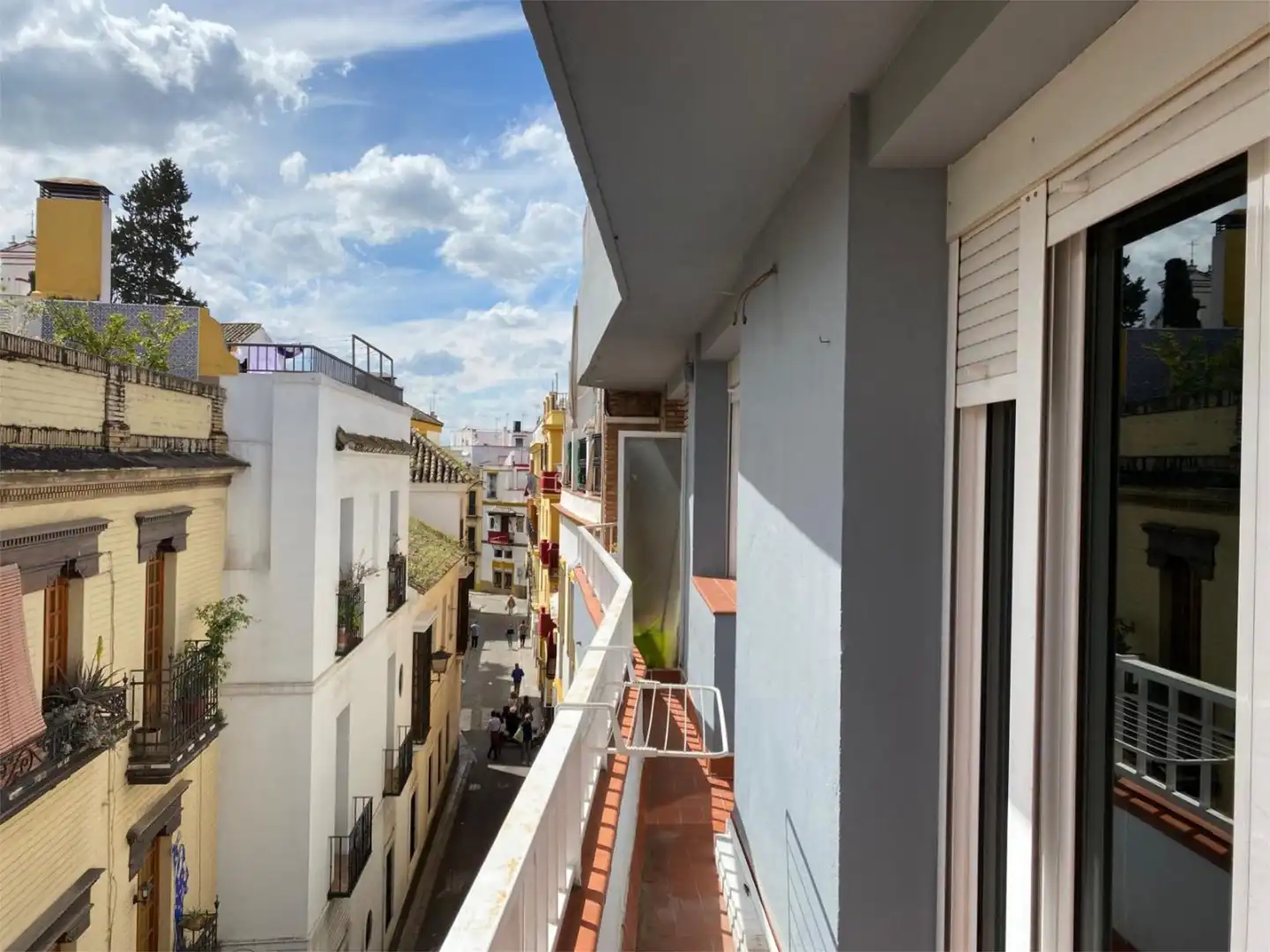 Piso de alquiler en Calle Peñuelas, 5, San Julián Terraza de Piso de alquiler en Sevilla con Aire acondicionado, Calefacción y Amueblado