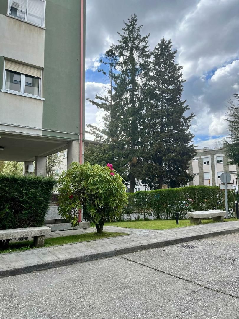 Vista exterior de Pis en venda en Lugo Capital amb Calefacció, Jardí privat i Parquet