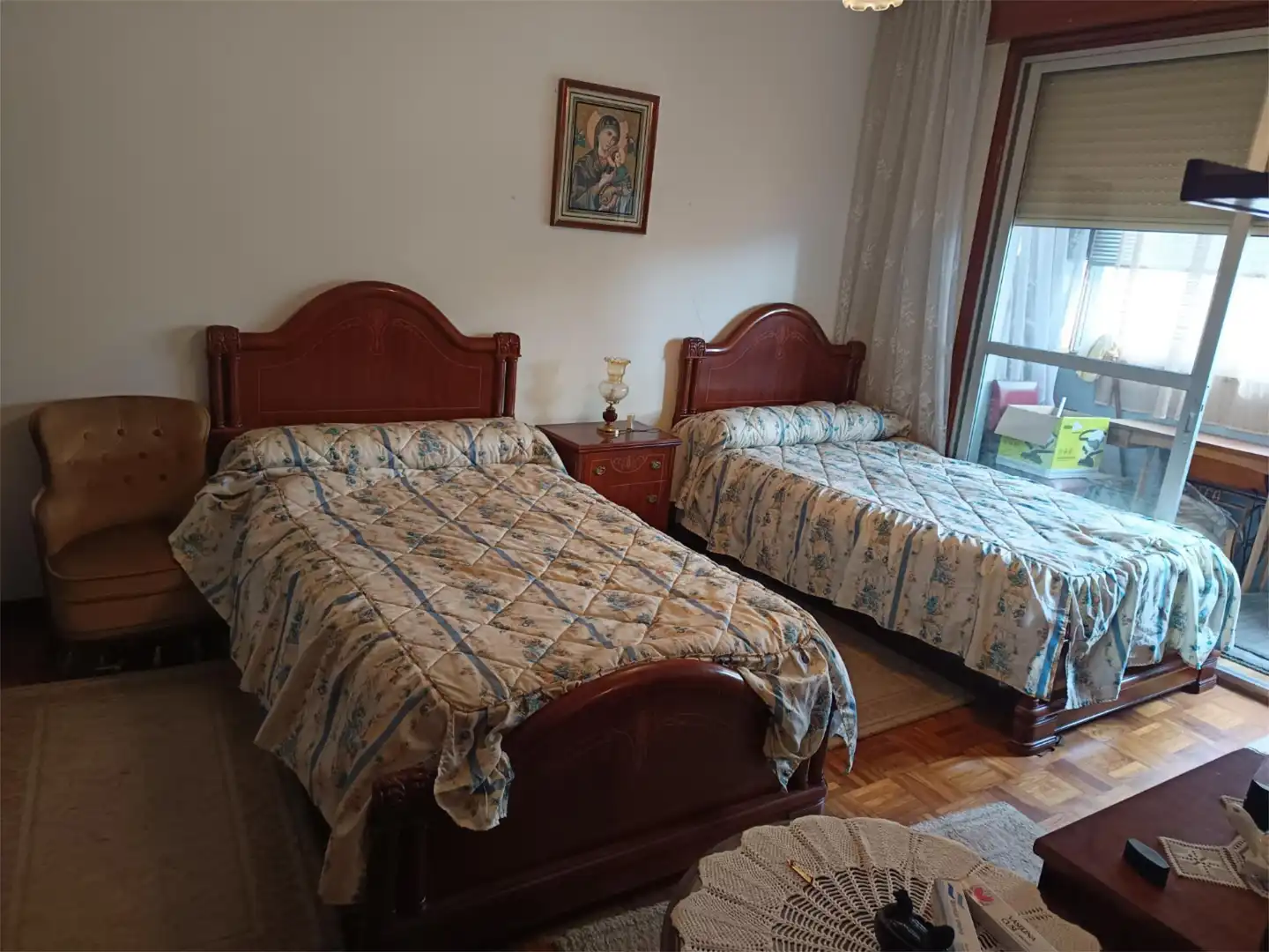 Bedroom of Flat for sale in O Carballiño    with Balcony