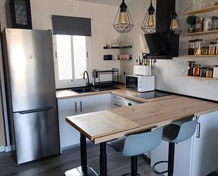 Kitchen of Flat for sale in Roquetas de Mar  with Air Conditioner, Parquet flooring and Terrace