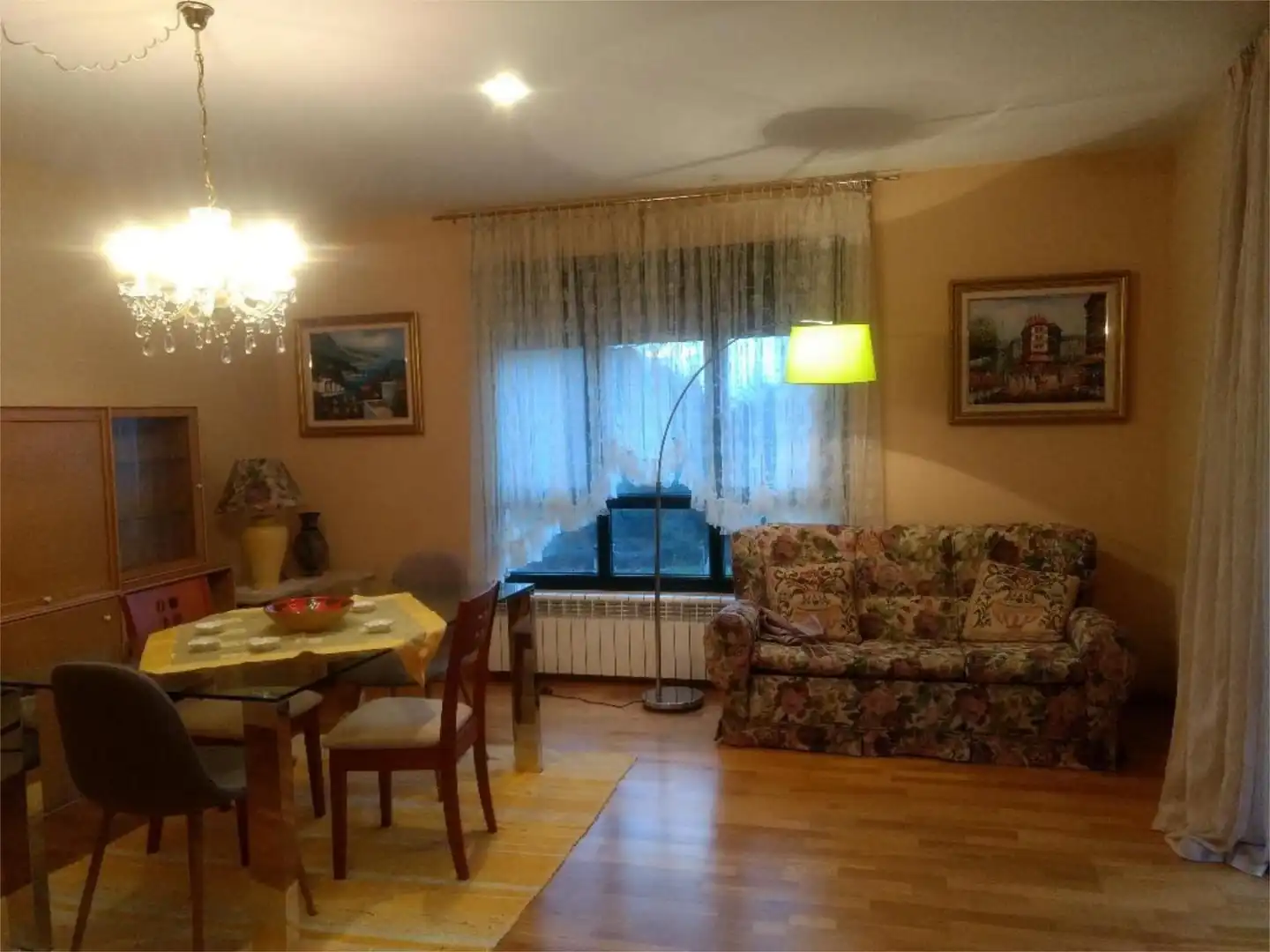 Sala d'estar de Casa o xalet en venda en Pantón amb Calefacció, Jardí privat i Parquet