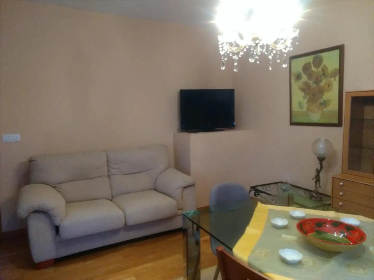Sala d'estar de Casa o xalet en venda en Pantón amb Calefacció, Jardí privat i Parquet
