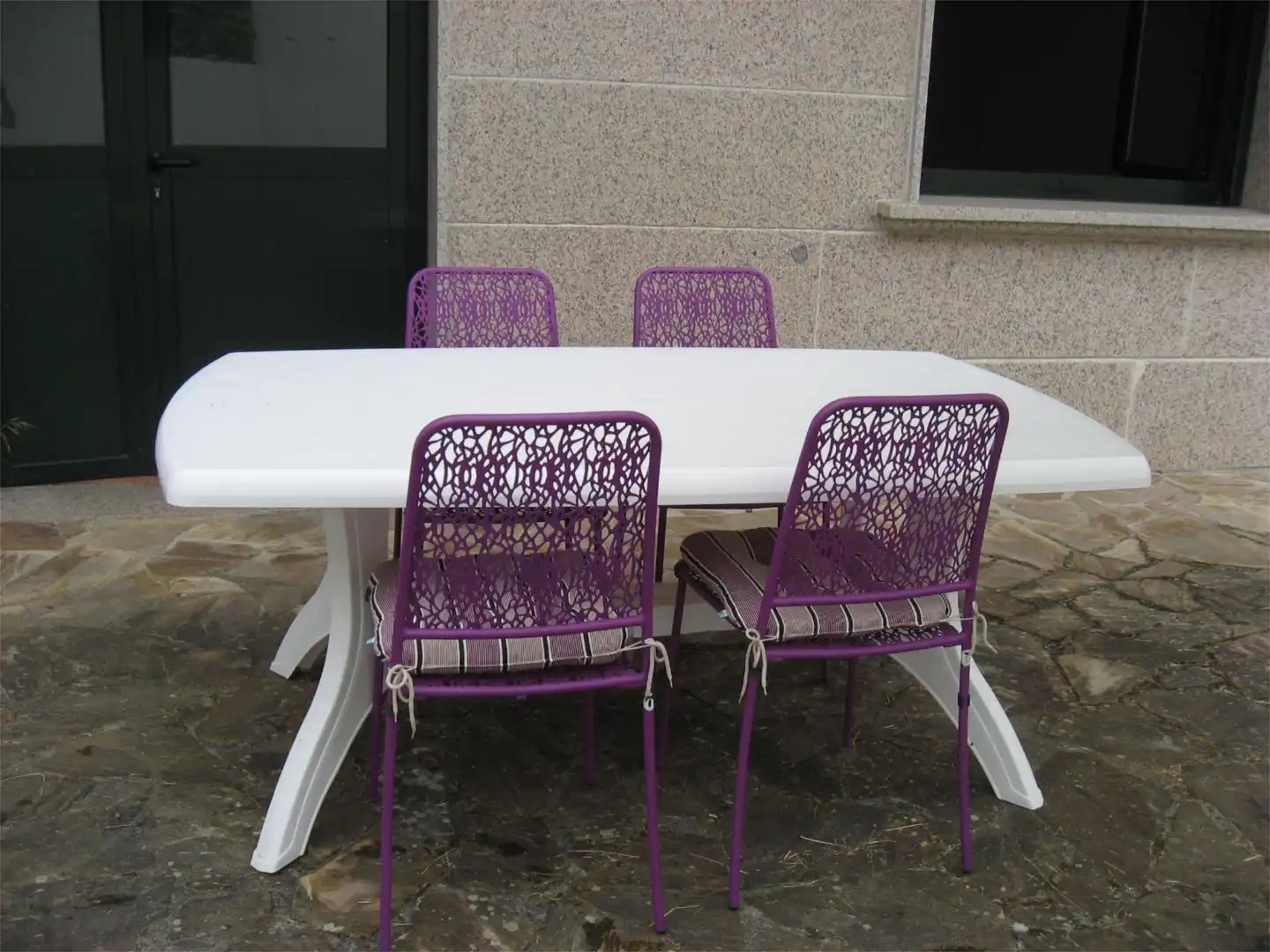 Terrassa de Casa o xalet en venda en Pantón amb Calefacció, Jardí privat i Parquet