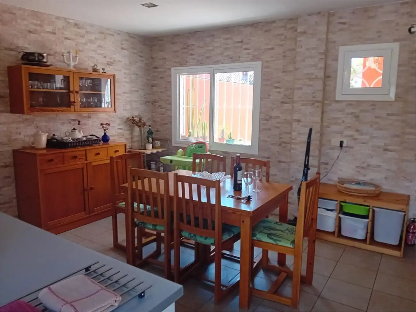 Dining room of Flat for rent in Espartinas  with Air Conditioner, Heating and Private garden