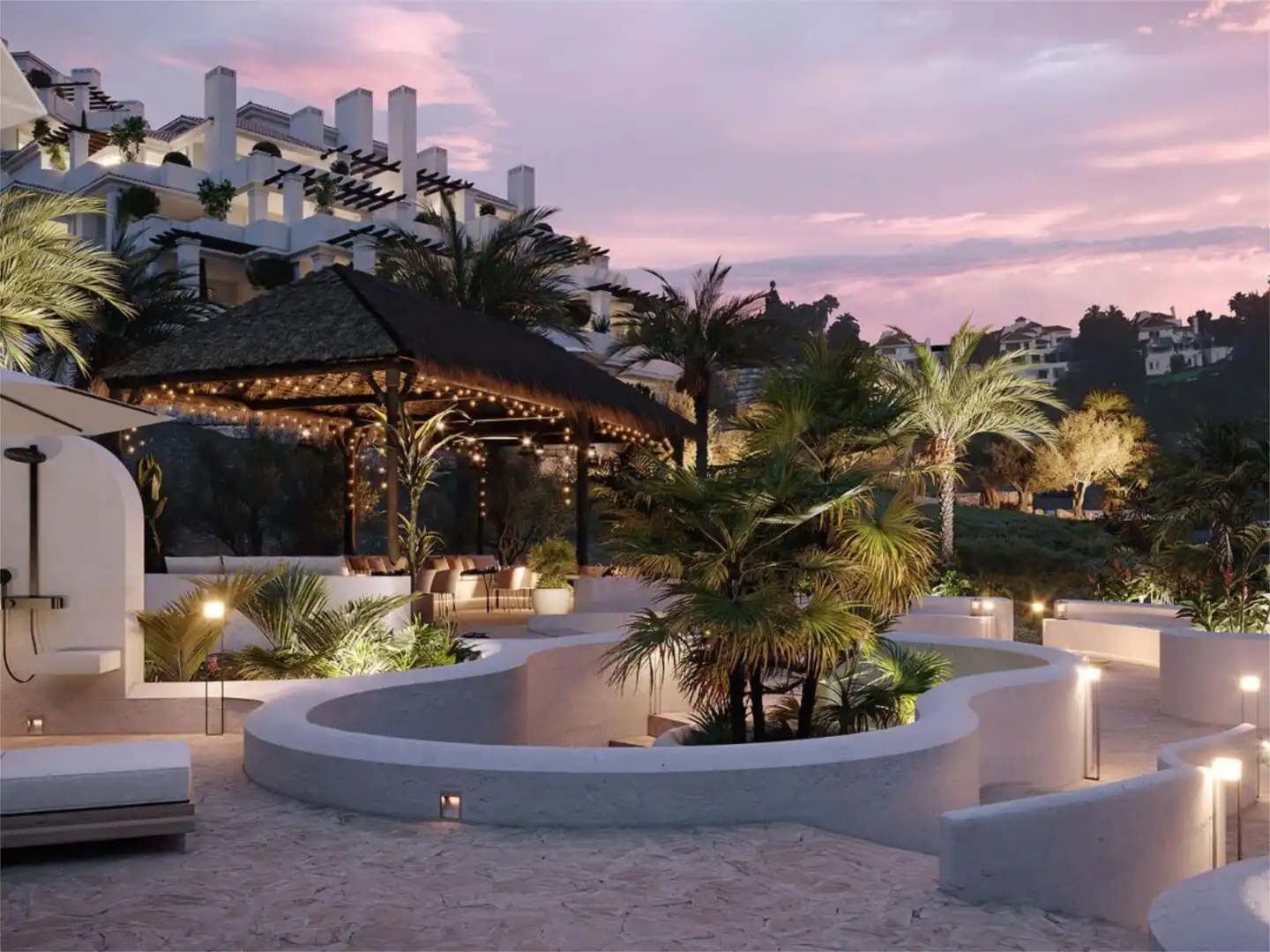 Piso en venta en Urbanizacion N Andalucia J, 20, Los Naranjos Terraza de Piso en venta en Marbella con Aire acondicionado, Terraza y Piscina