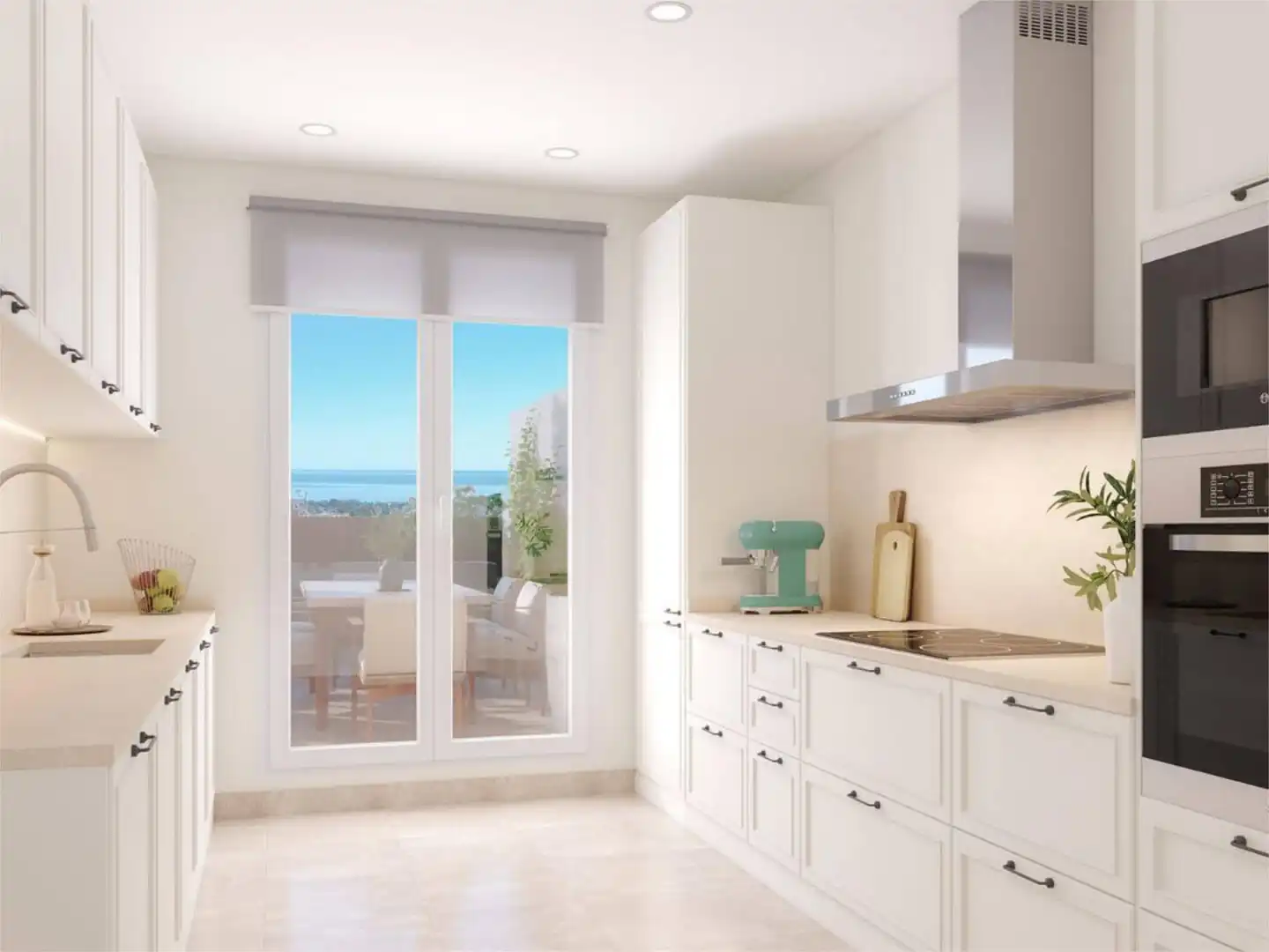 Piso en venta en Urbanizacion N Andalucia J, 20, Los Naranjos Cocina de Piso en venta en Marbella con Aire acondicionado, Terraza y Piscina