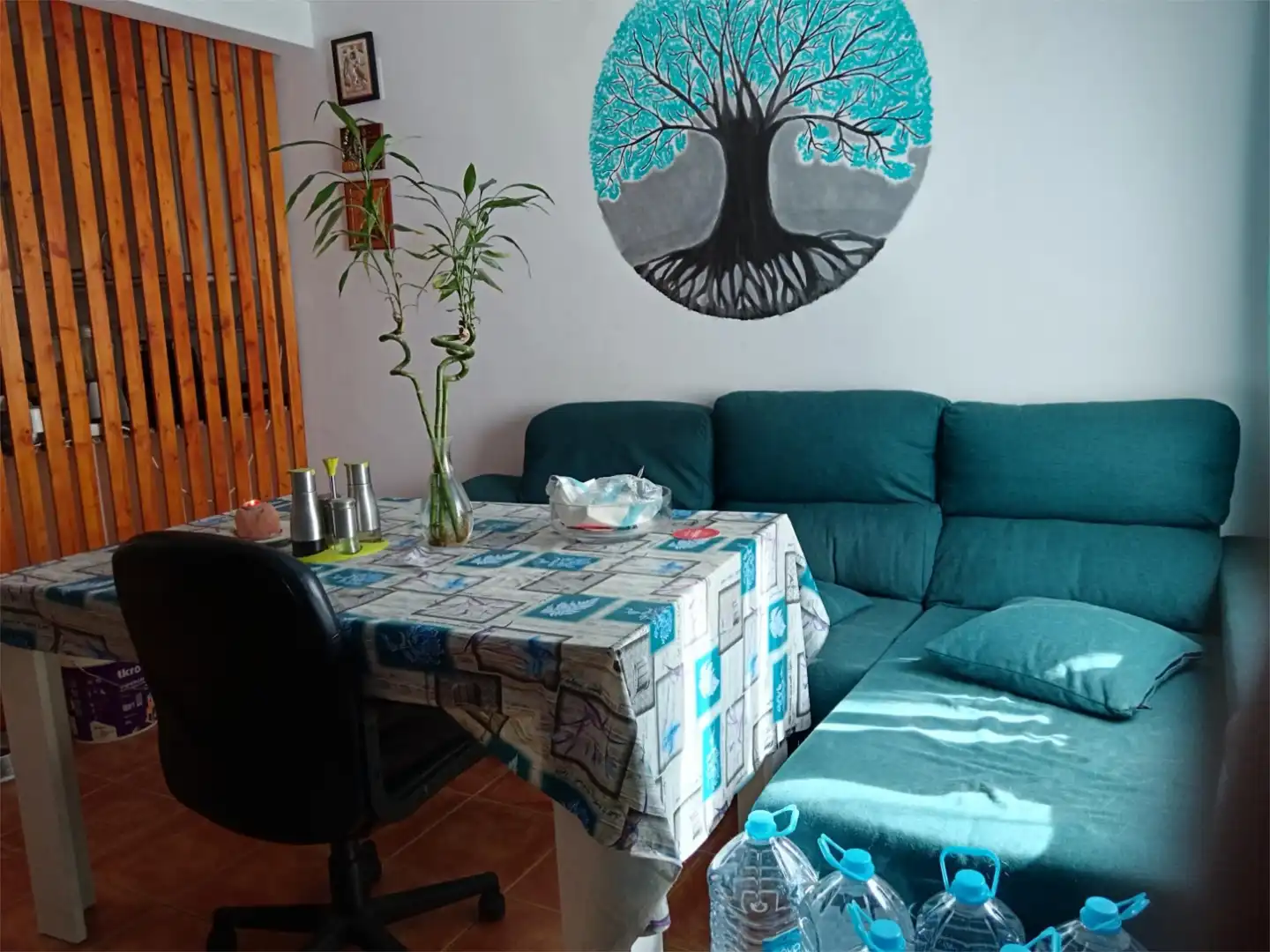 Wohnzimmer von Dachboden zum Verkauf in Vinaròs mit Klimaanlage, Terrasse und Balkon