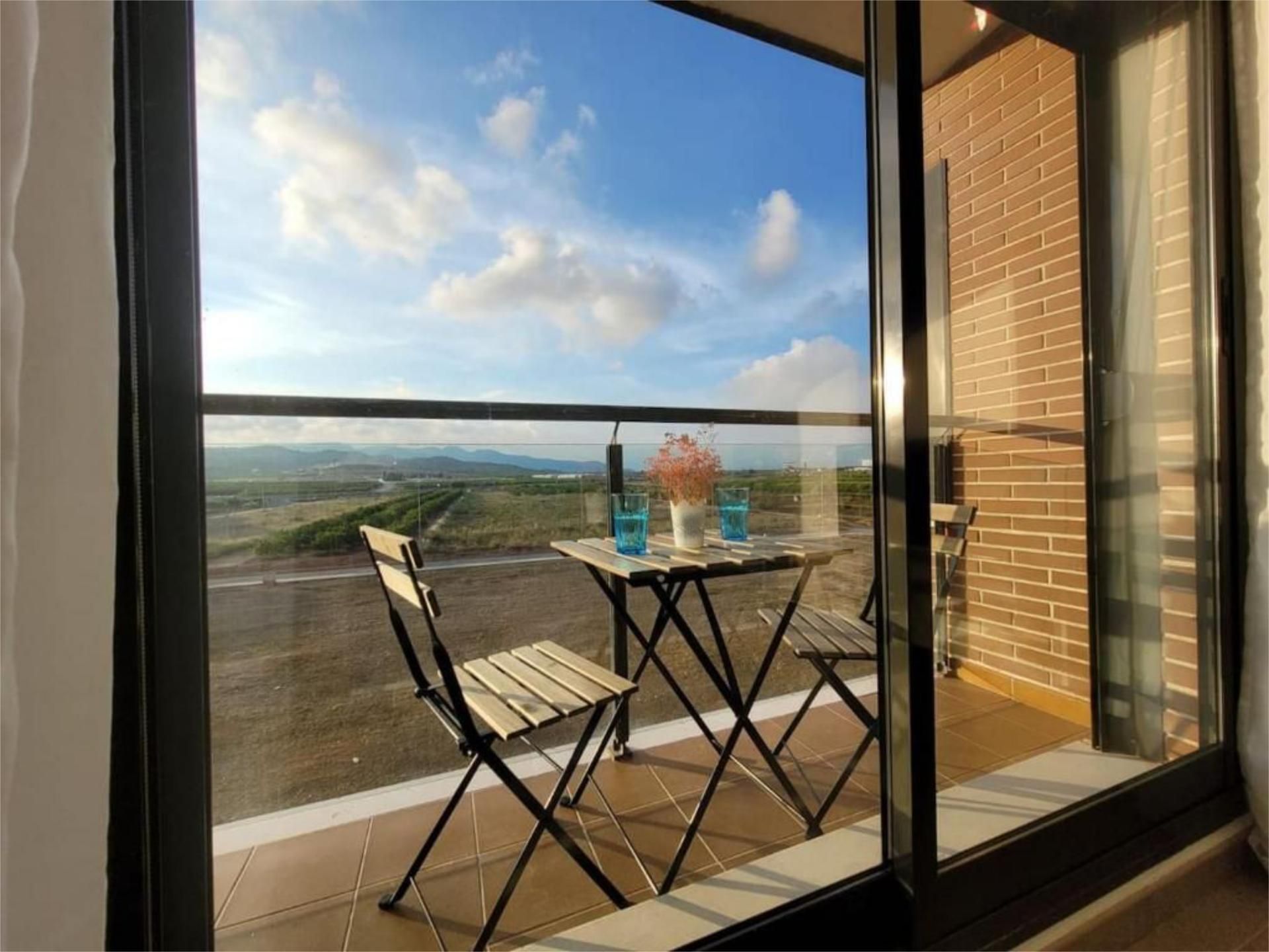 Terrace of Flat to rent in Chilches / Xilxes  with Air Conditioner, Heating and Terrace