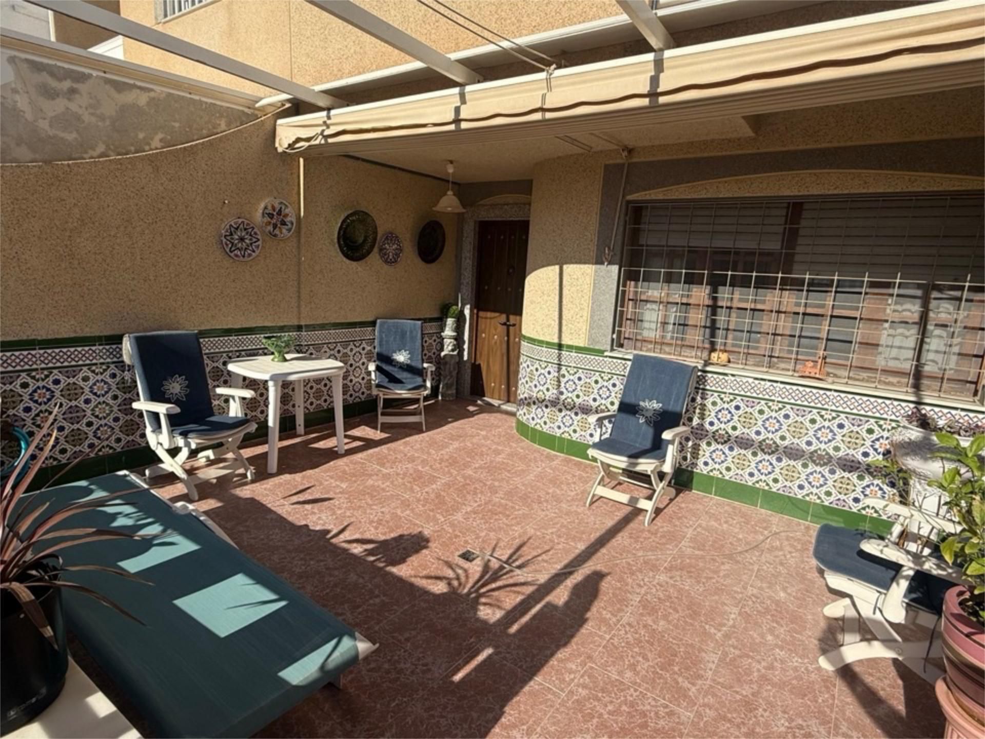 Terrasse von Wohnung zum verkauf in Balanegra mit Klimaanlage, Heizung und Terrasse