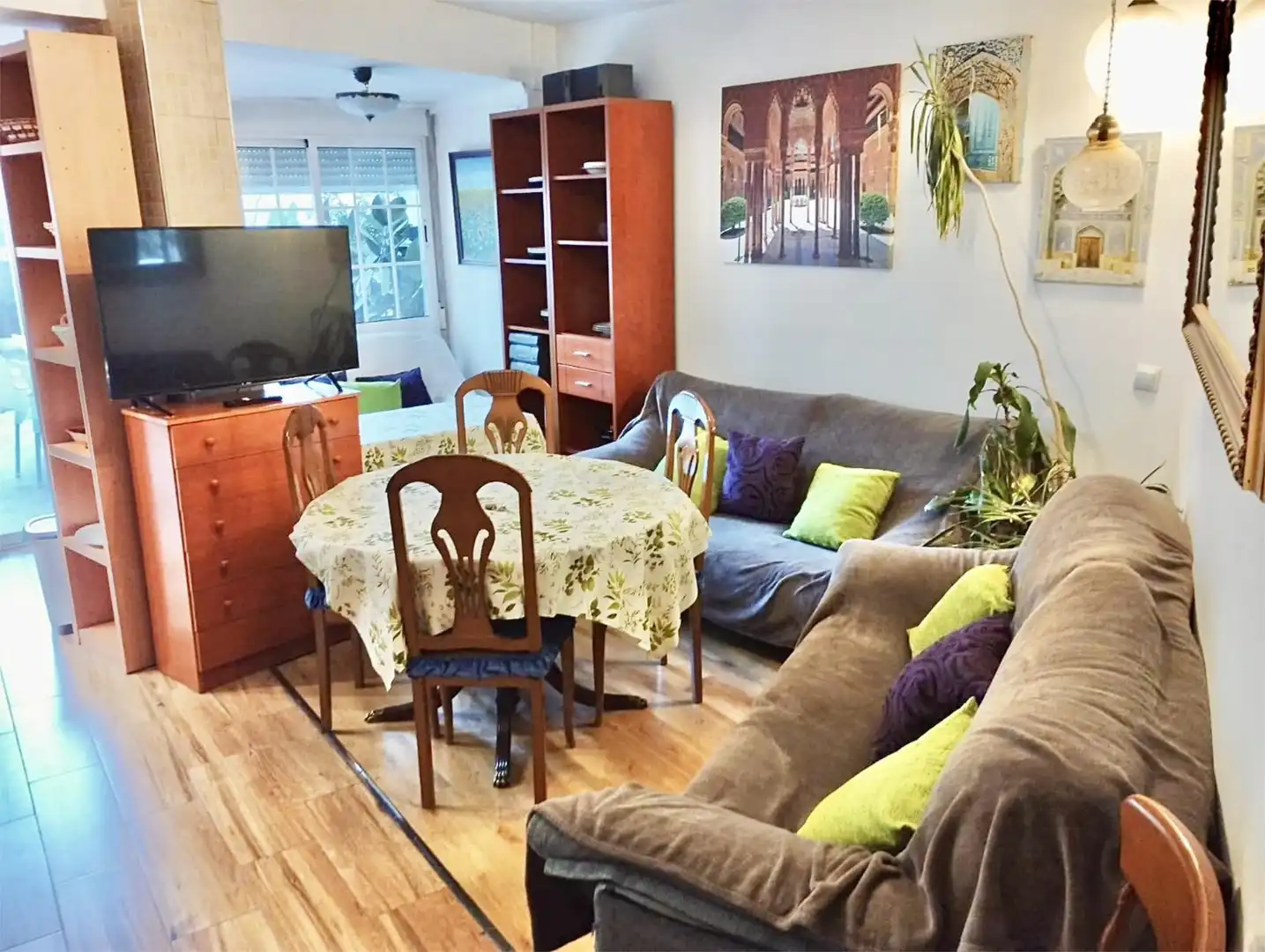 Wohnzimmer von Wohnung zum Verkauf in Maracena mit Klimaanlage, Terrasse und Schwimmbad