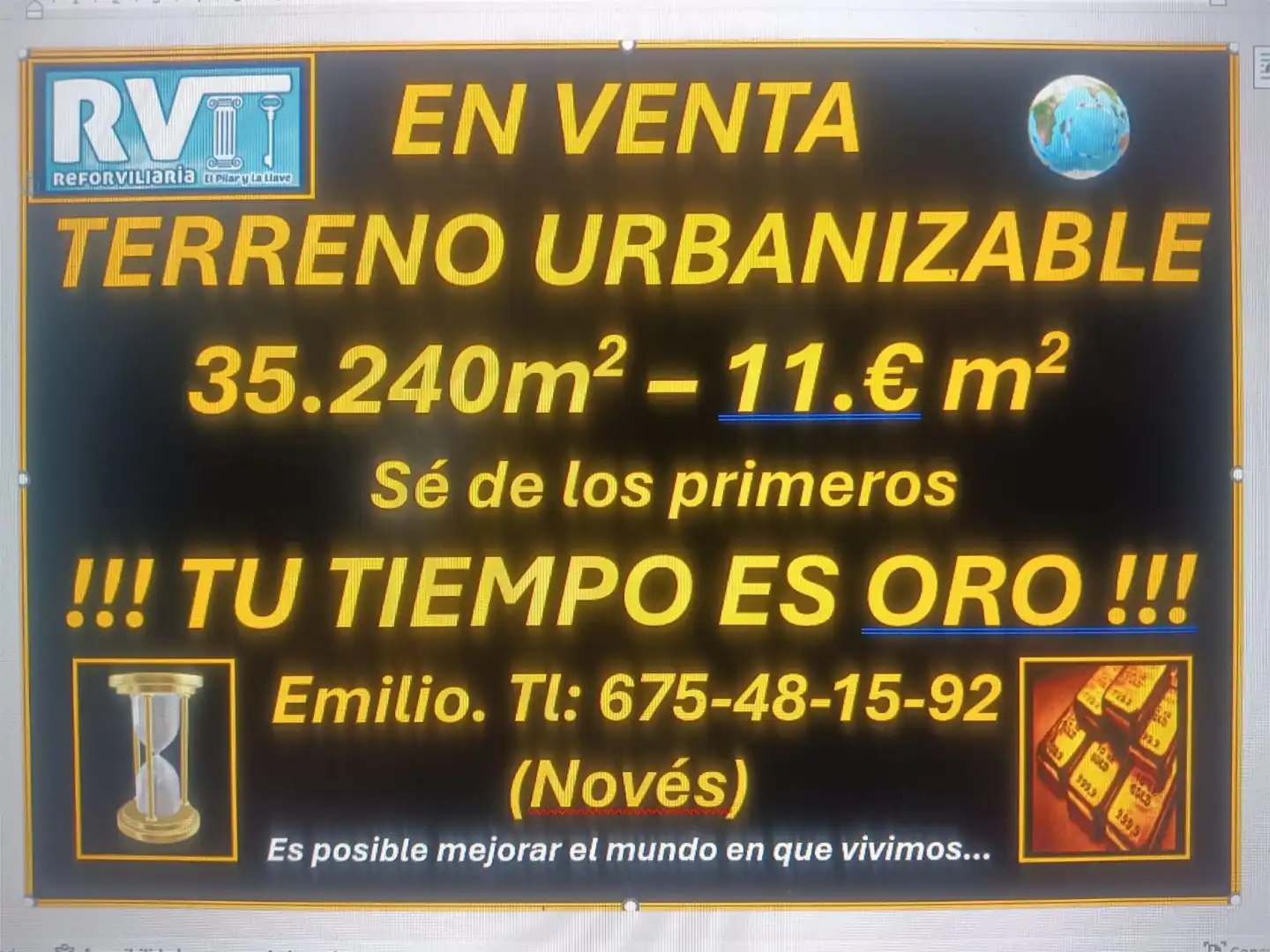 Constructible Land for sale in Carretera Caudilla, 3, Novés Constructible Land for sale in Novés