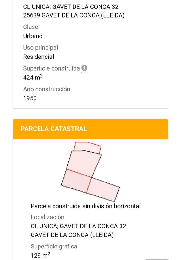Exterior view of Single-family semi-detached for sale in Gavet de la Conca  with Terrace