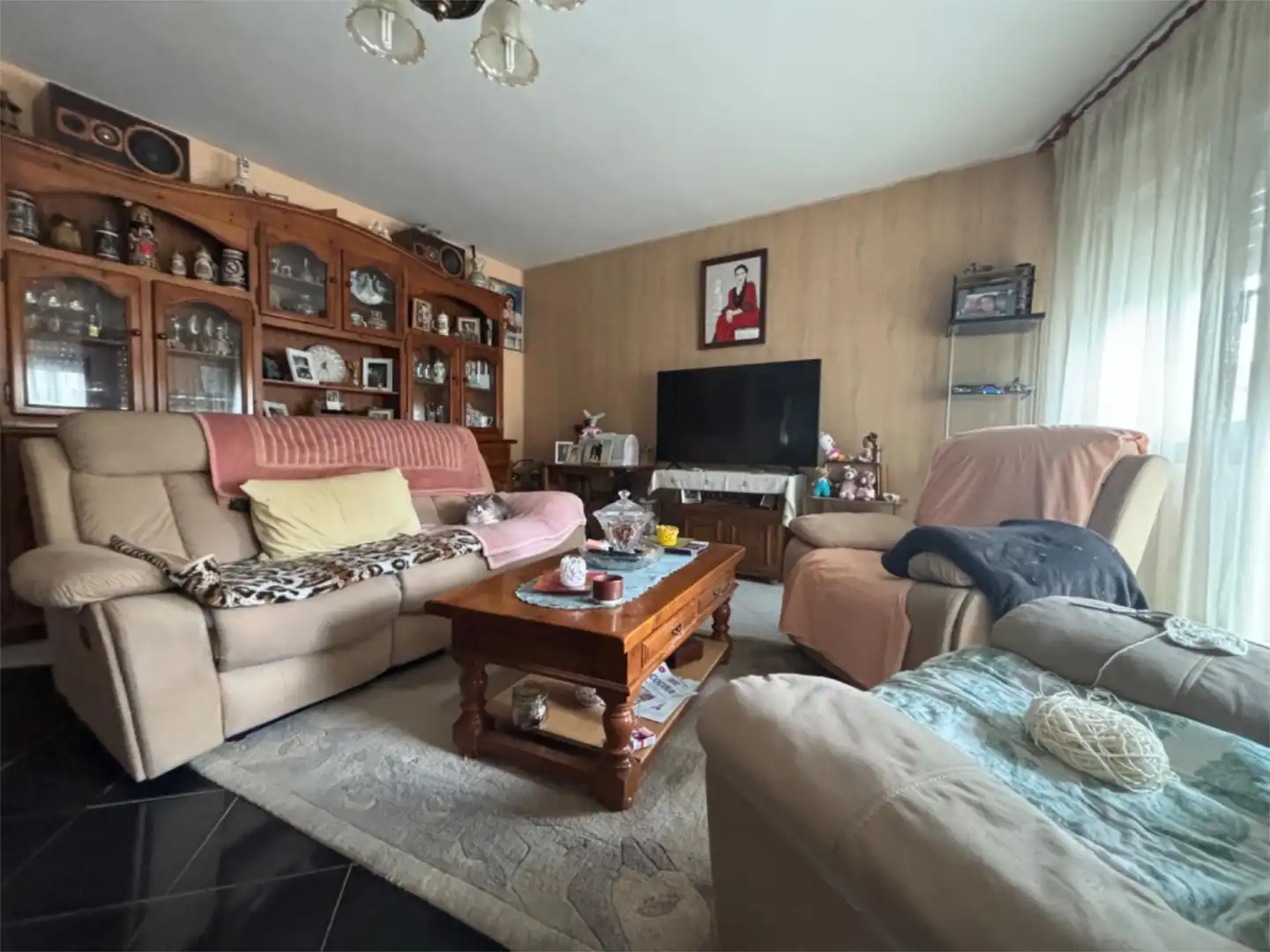 Piso en venta en Calle Cañada de la Sierra, 22, Tres Olivos - La Piedad Sala de estar de Piso en venta en Talavera de la Reina con Aire acondicionado, Calefacción y Amueblado