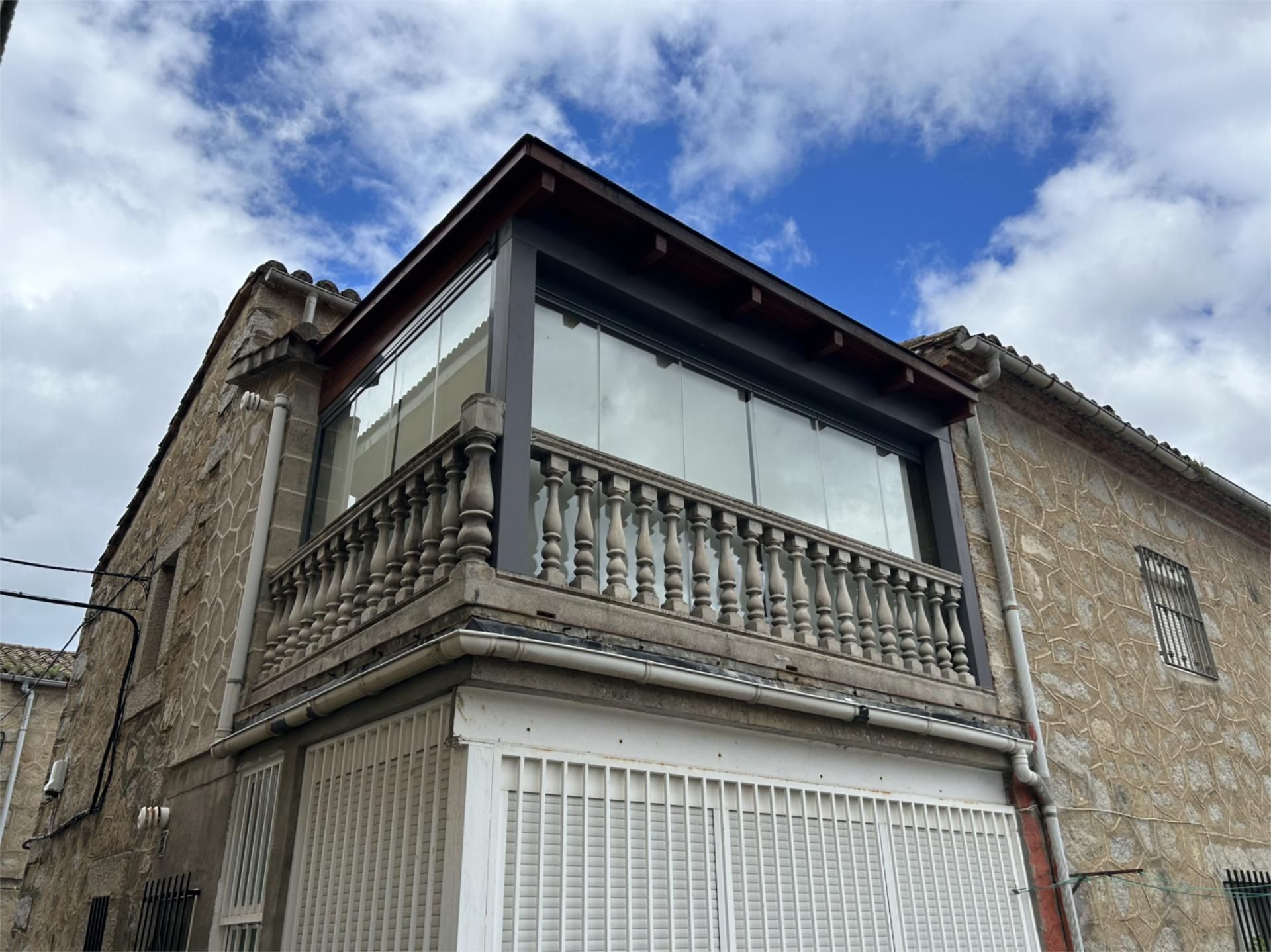 Exterior view of Flat for sale in Sotillo de la Adrada  with Air Conditioner, Terrace and Balcony