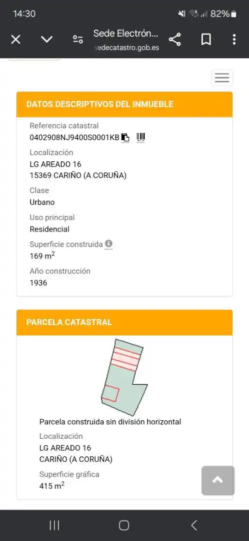 Detached homes for sale in Aldea o Areado, 3, Cariño Exterior view of Detached homes for sale in Cariño with Private garden
