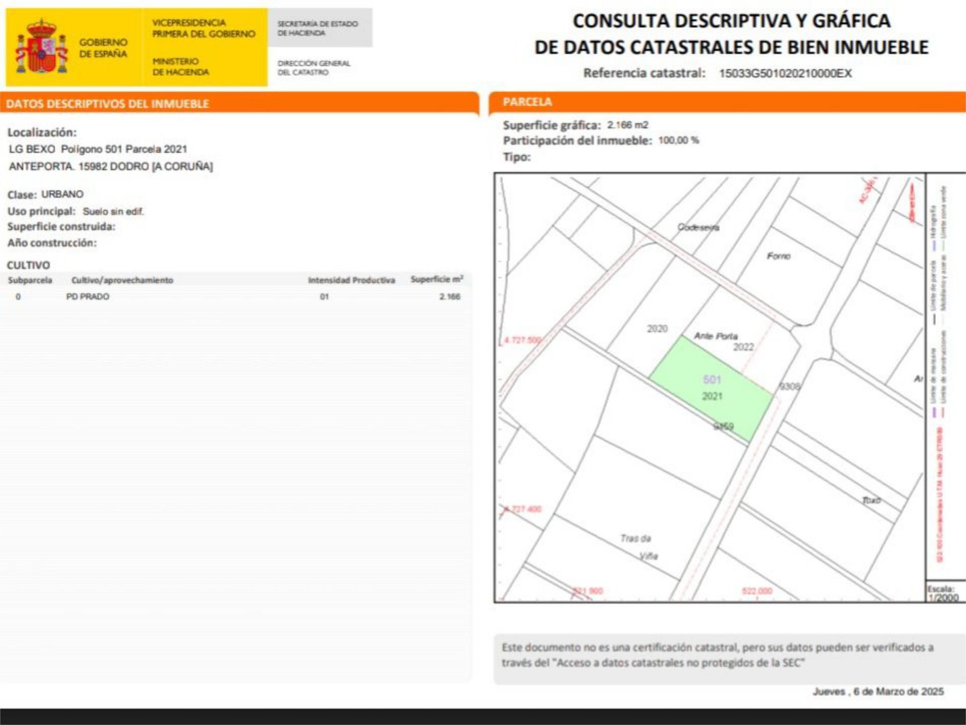 Constructible Land for sale in Dodro