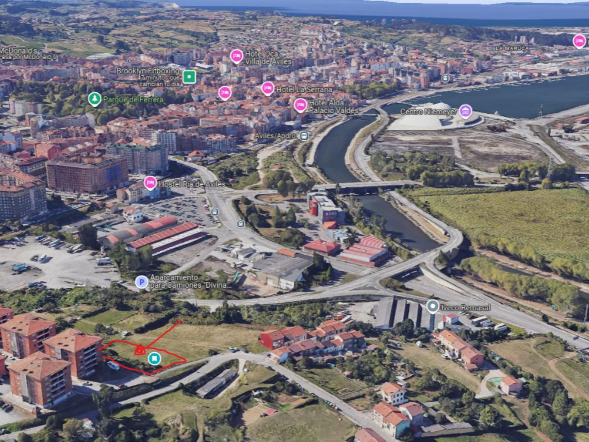 Vista exterior de Urbanitzable en venda en Avilés