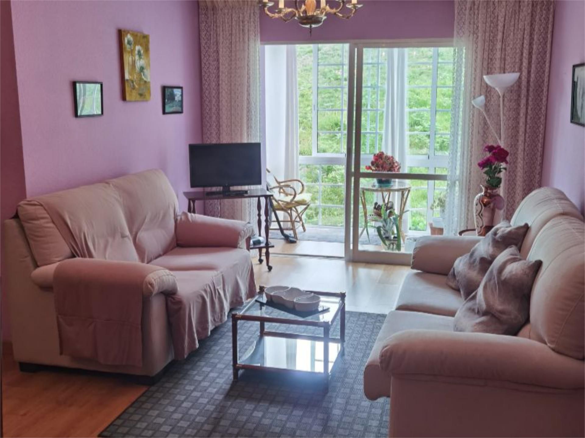 Living room of Flat for sale in Xove  with Heating, Private garden and Parquet flooring