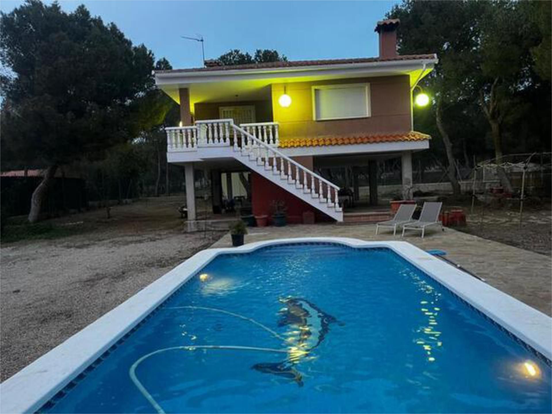 Swimming pool of Single-family semi-detached for sale in Tibi  with Private garden, Terrace and Storage room