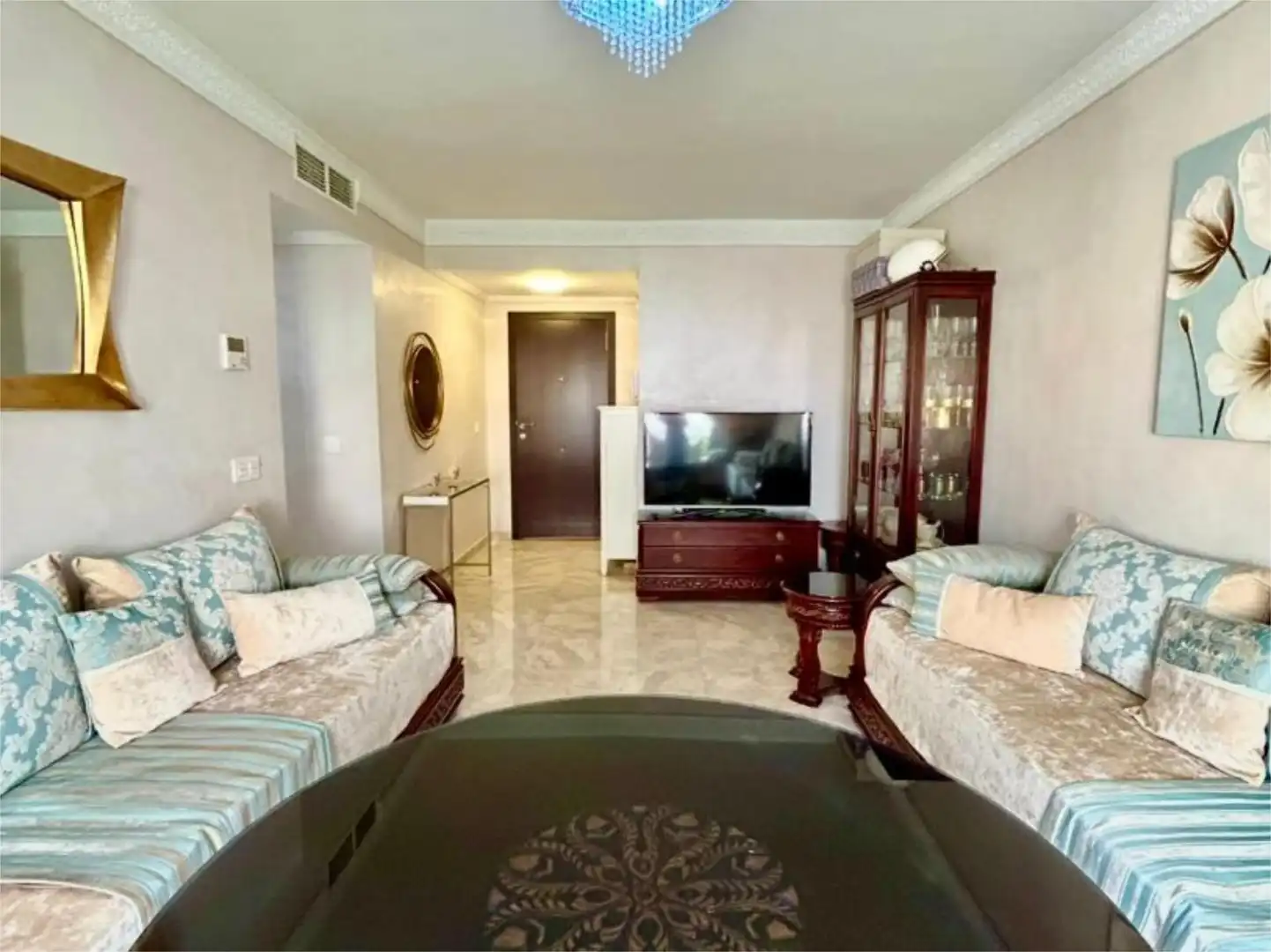 Living room of Flat for sale in Melilla  with Air Conditioner, Heating and Terrace