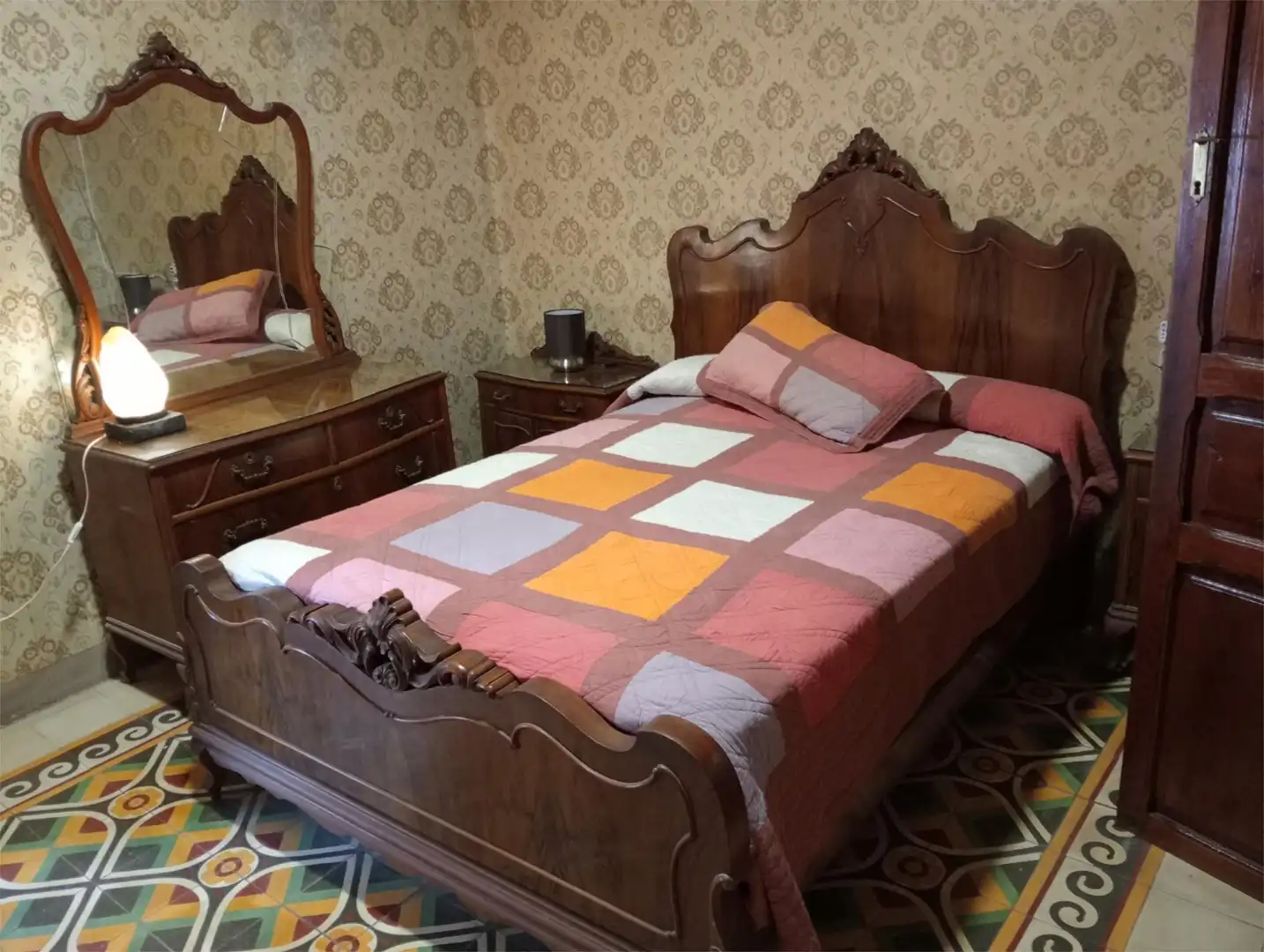 Schlafzimmer von Wohnung zum Verkauf in Bocairent mit Terrasse, Abstellraum und Möbliert
