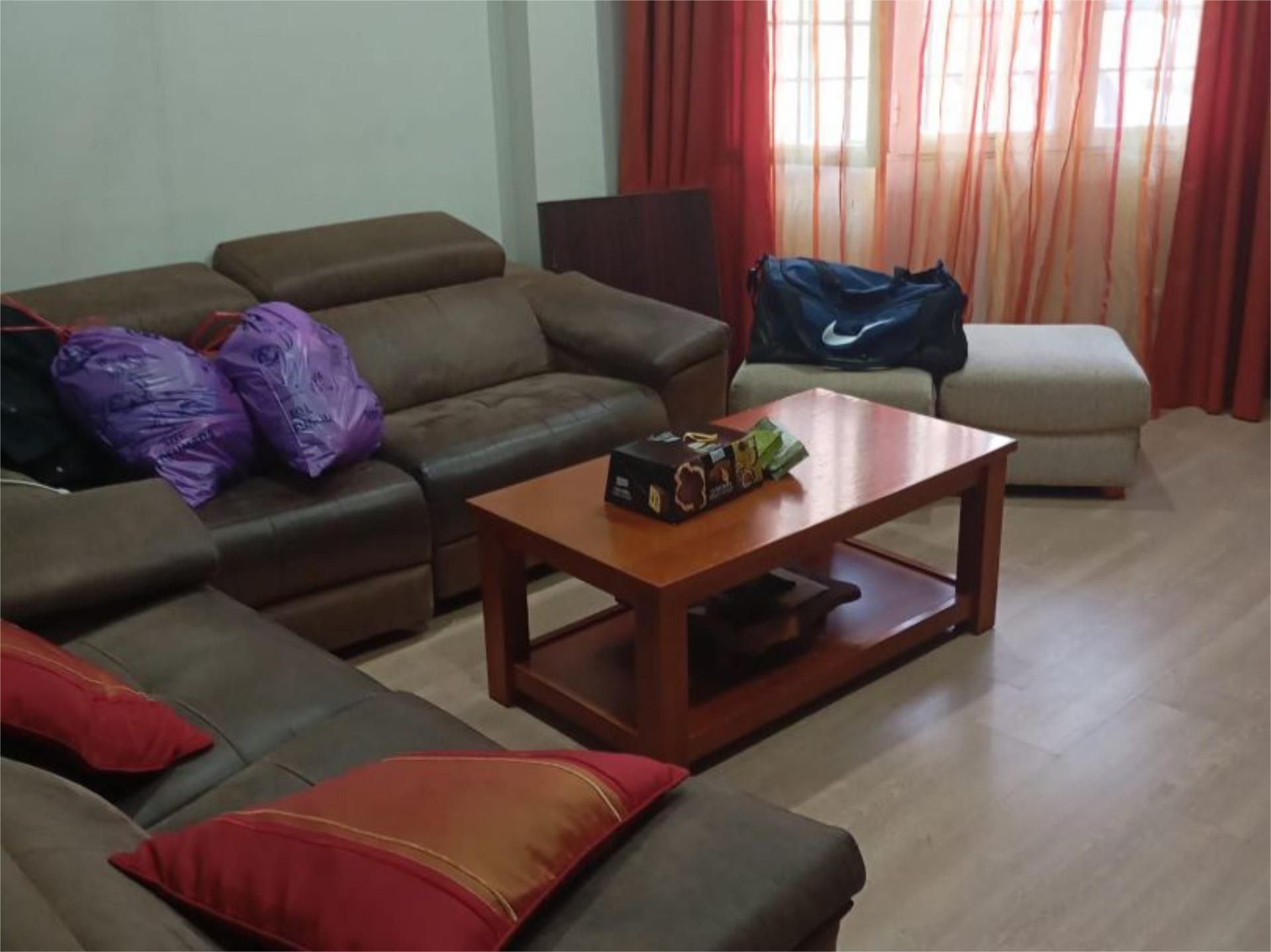Living room of Single-family semi-detached for sale in La Solana    with Air Conditioner and Balcony
