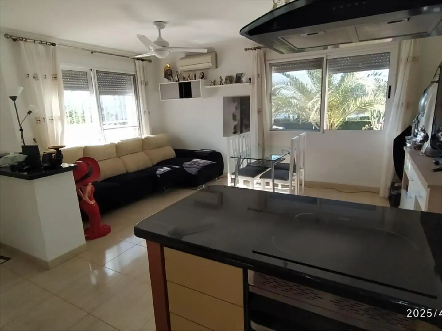 Flat for sale in Avenida Tortuga Boba, 5, Vera Playa Naturista Living room of Flat for sale in Vera with Air Conditioner, Heating and Private garden