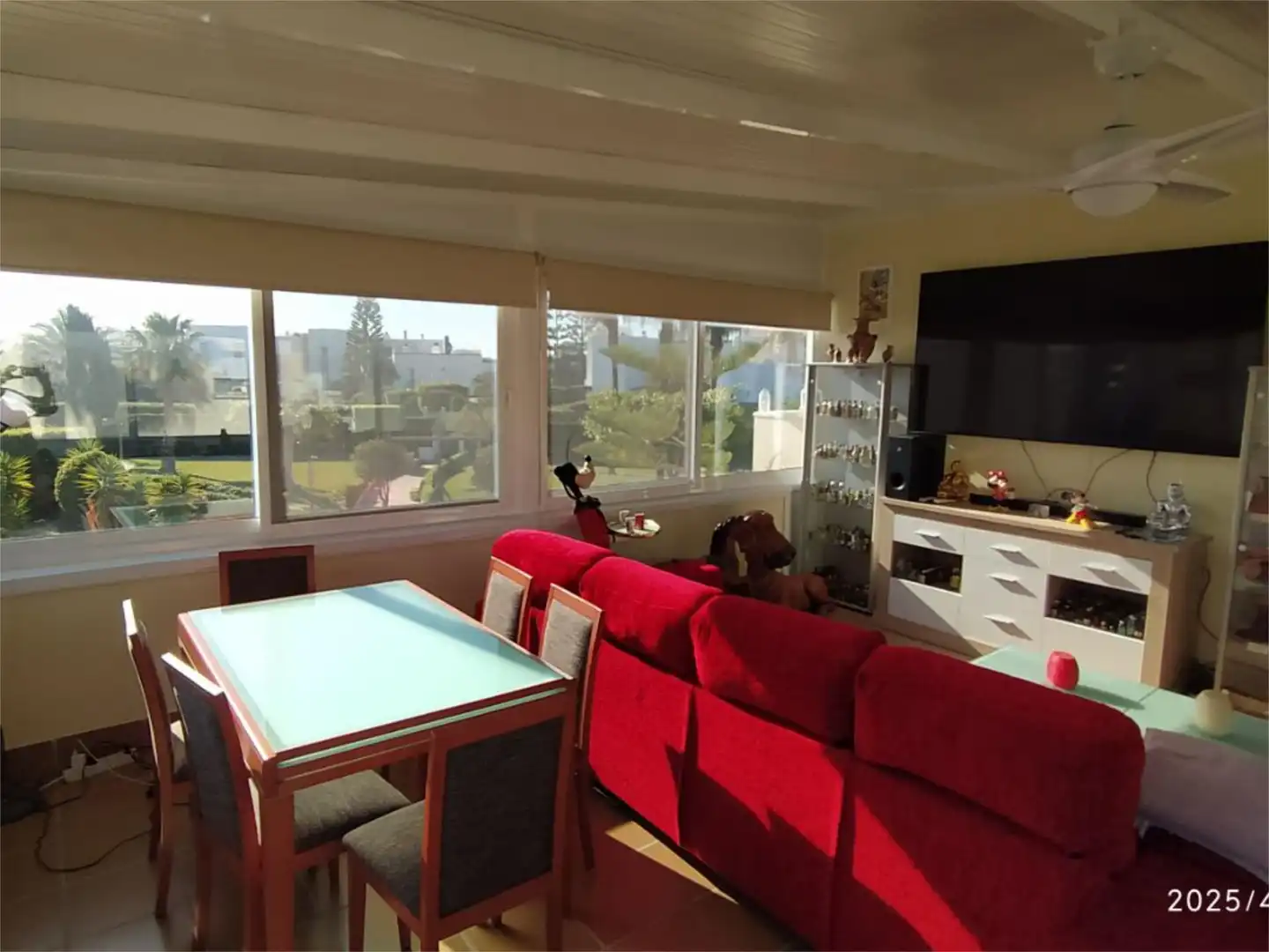 Flat for sale in Avenida Tortuga Boba, 5, Vera Playa Naturista Living room of Flat for sale in Vera with Air Conditioner, Heating and Private garden