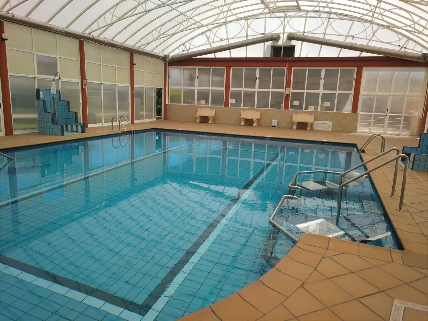 Flat for sale in Avenida Tortuga Boba, 5, Vera Playa Naturista Swimming pool of Flat for sale in Vera with Air Conditioner, Heating and Private garden