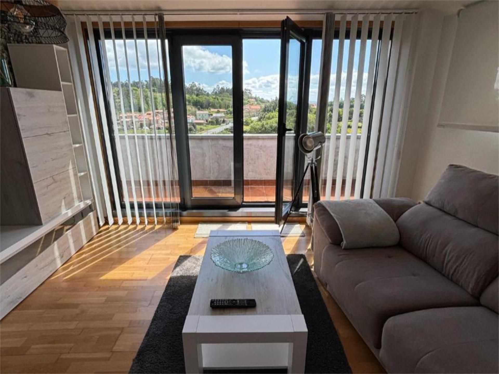Living room of Flat for sale in Boiro  with Heating, Parquet flooring and Terrace