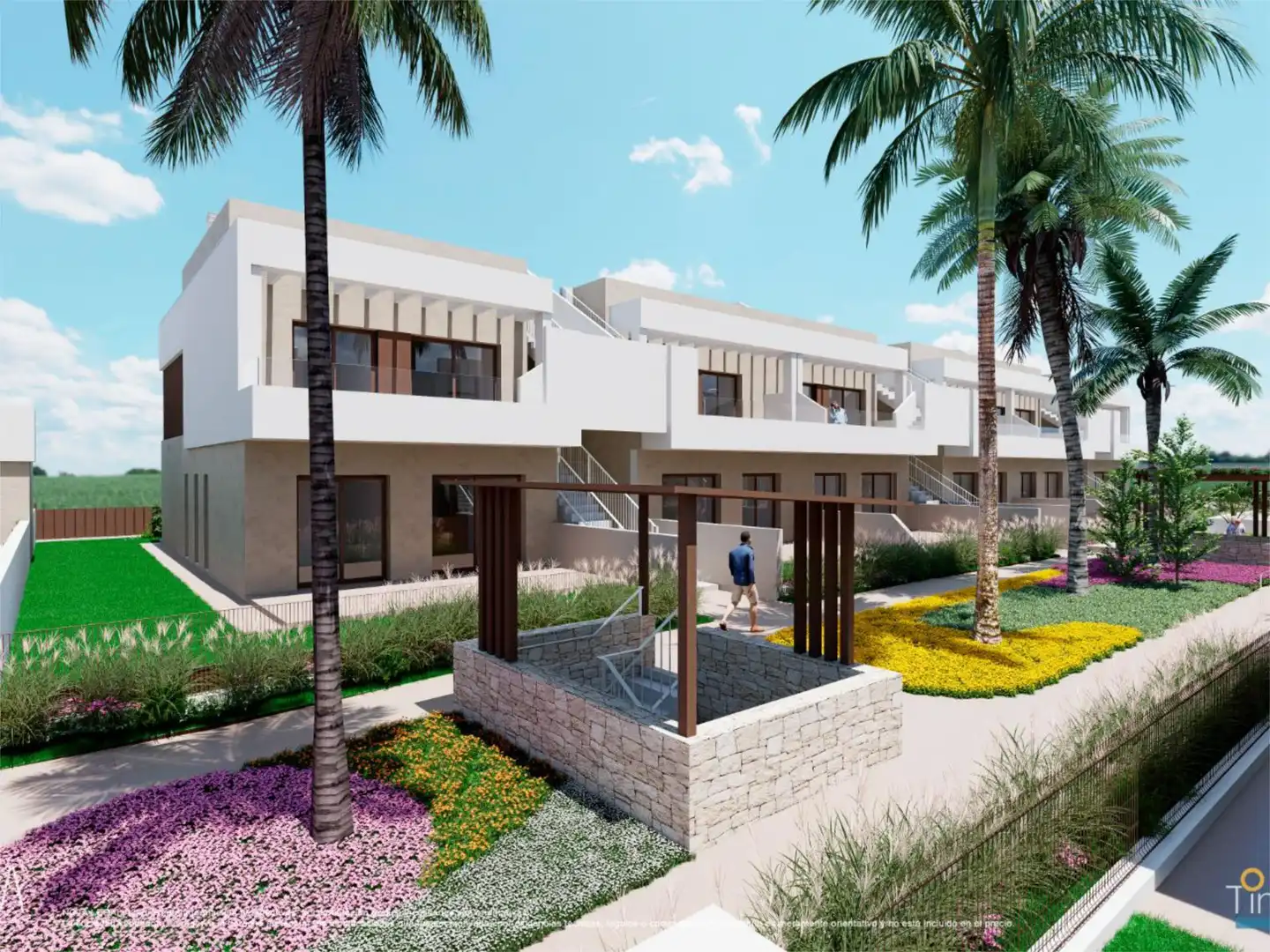 Wohnung zum Verkauf in Calle Maestro Joaquín Sánchez, 2, Las Lomas de Rame - Bahía Bella Außenansicht von Wohnung zum Verkauf in Los Alcázares mit Klimaanlage, Terrasse und Schwimmbad