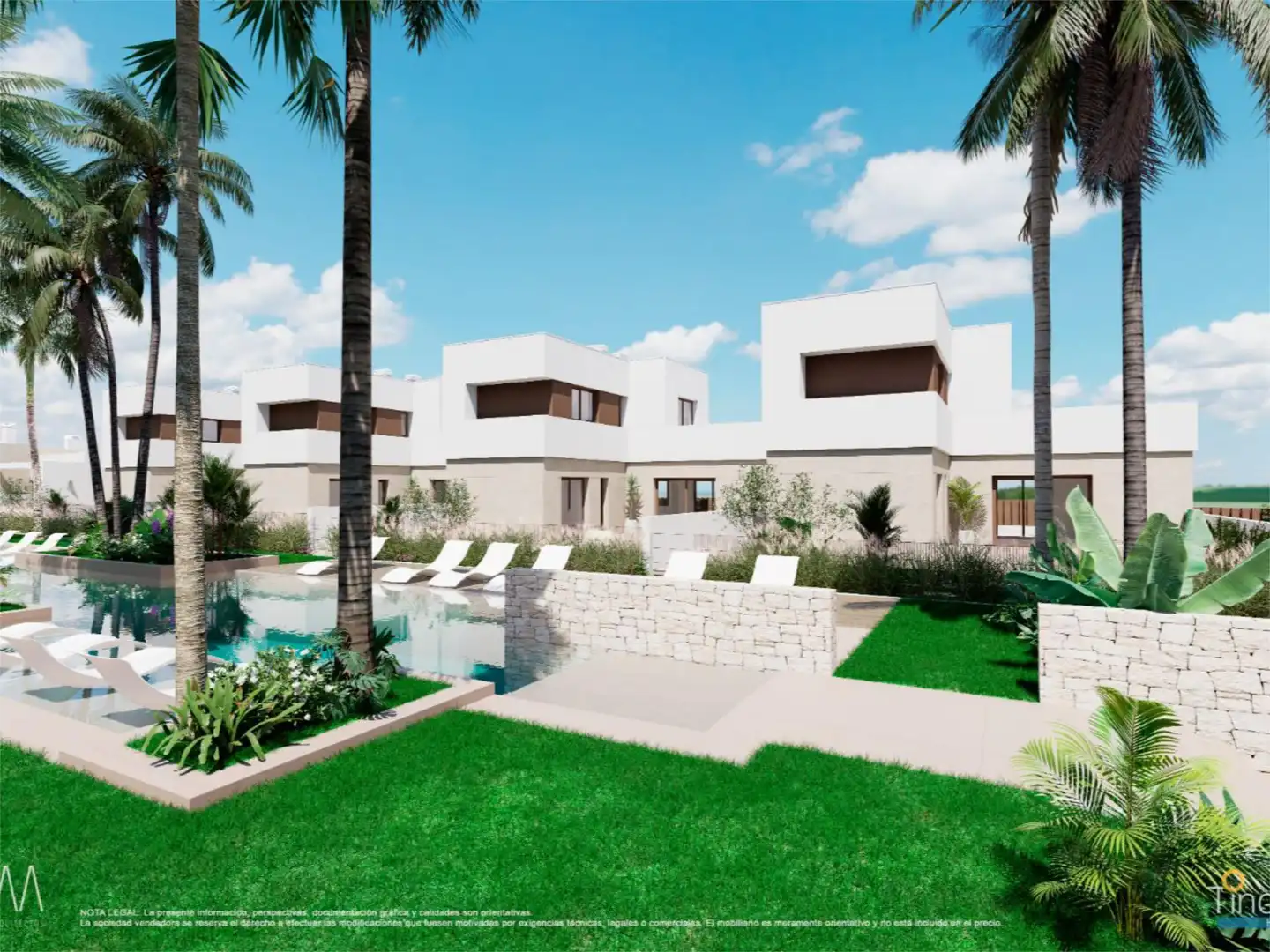 Wohnung zum Verkauf in Calle Maestro Joaquín Sánchez, 2, Las Lomas de Rame - Bahía Bella Garten von Wohnung zum Verkauf in Los Alcázares mit Klimaanlage, Terrasse und Schwimmbad