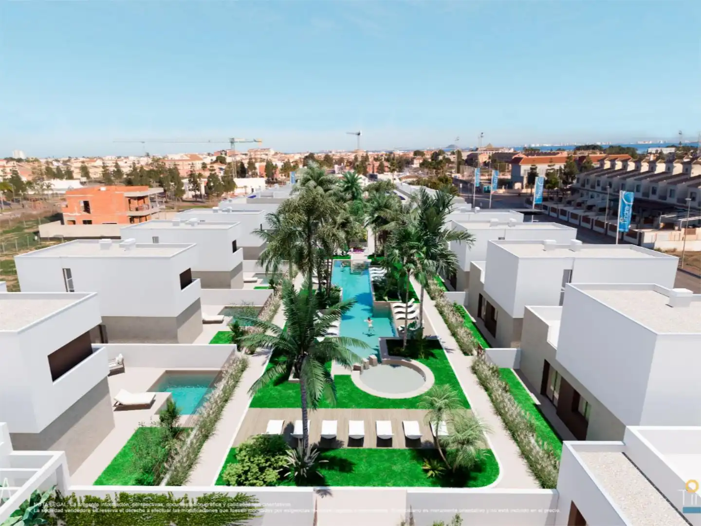 Wohnung zum Verkauf in Calle Maestro Joaquín Sánchez, 2, Las Lomas de Rame - Bahía Bella Außenansicht von Wohnung zum Verkauf in Los Alcázares mit Klimaanlage, Terrasse und Schwimmbad