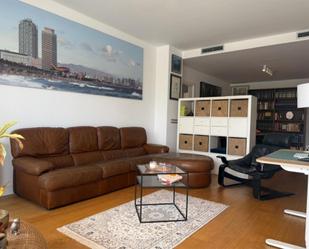 Living room of Flat for sale in Sant Cugat del Vallès  with Air Conditioner, Terrace and Swimming Pool