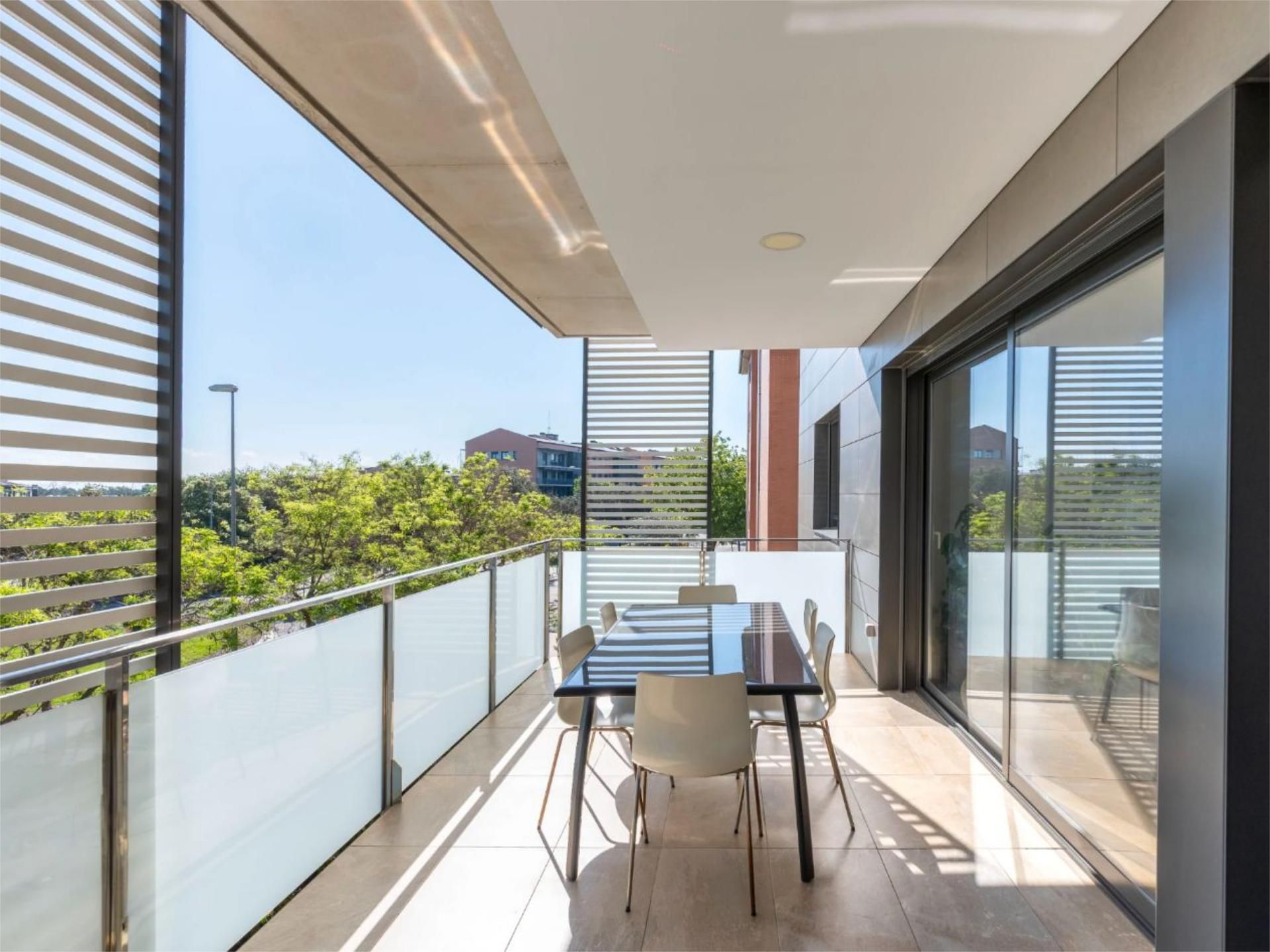 Terrace of Flat for sale in Sant Cugat del Vallès  with Air Conditioner, Terrace and Swimming Pool