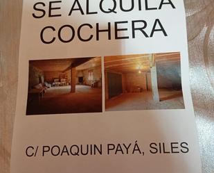 Garage to rent in Siles