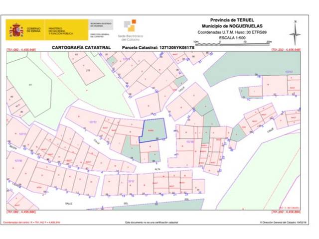 Terreno residencial en Venta en Calle Alta, 11 en Nogueruelas