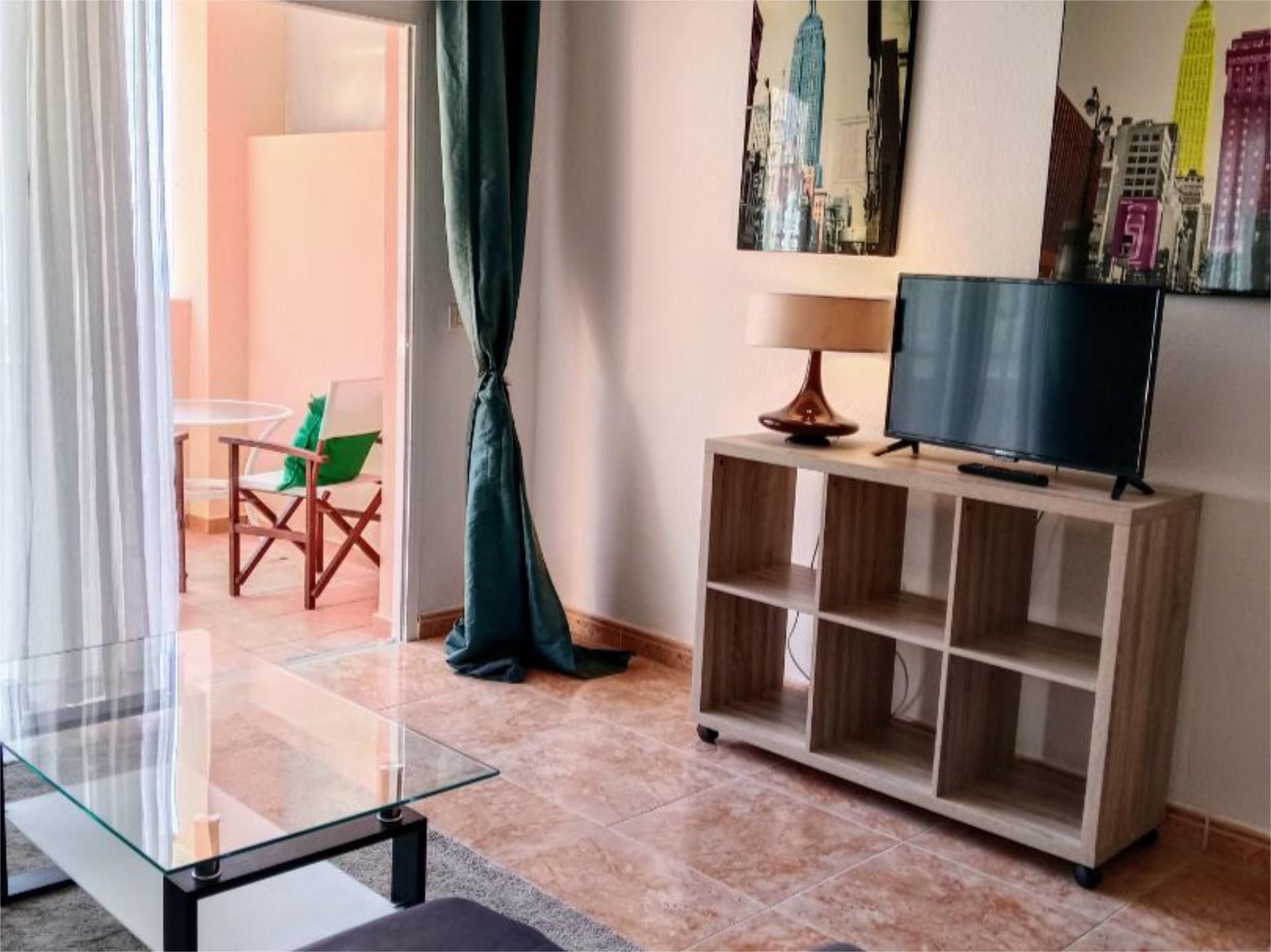 Living room of Flat to rent in Adeje  with Terrace, Swimming Pool and Furnished