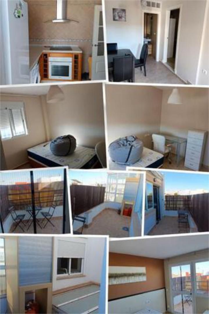 Bedroom of Flat for sale in El Puerto de Santa María  with Heating, Terrace and Furnished