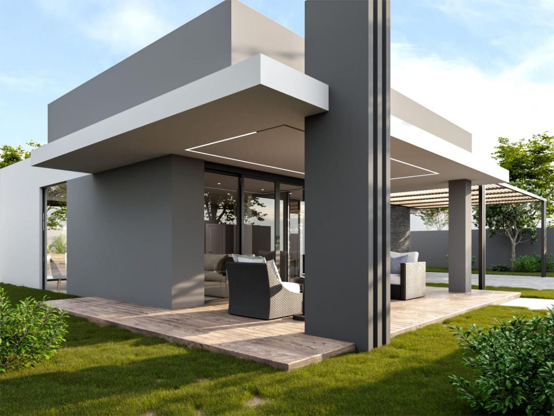 Houses for sale in Avenida del Valle, Valle Grande Terrace of Houses for sale in Seseña with Air Conditioner and Swimming Pool