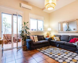 Living room of House or chalet for sale in Badalona  with Air Conditioner, Terrace and Balcony