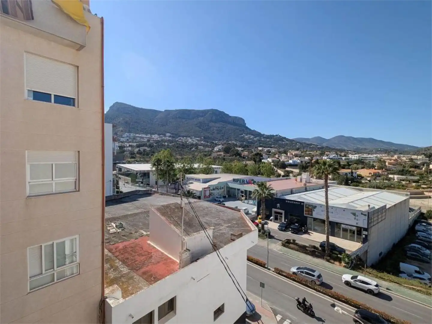 Vista exterior de Piso en venta en Calpe / Calp con Terraza y Amueblado