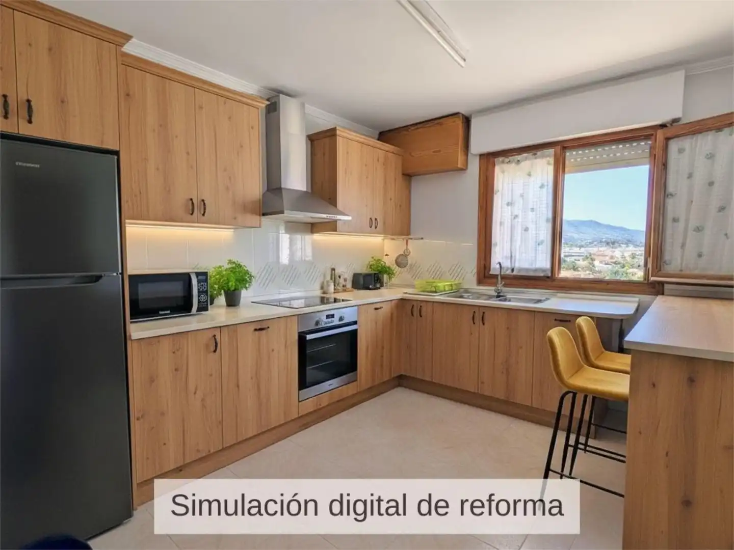 Cocina de Piso en venta en Calpe / Calp con Terraza y Amueblado